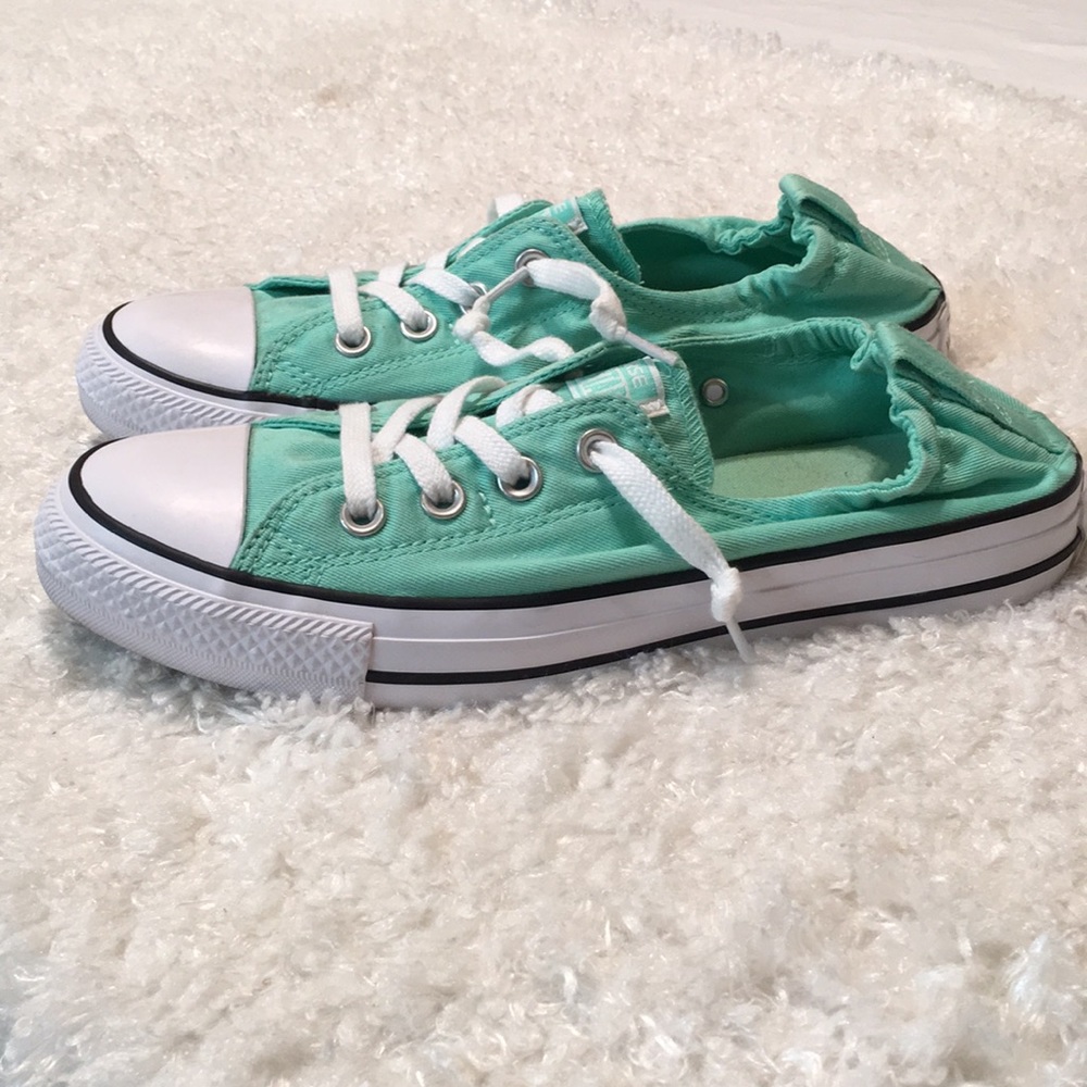 Green Converse Sneakers